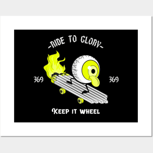 Ride To Glory Keep It Wheel Posters and Art